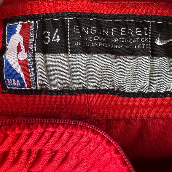 Nike Engineered NBA Philadelphia 76ers Basketball Shorts Mens Medium 34 Red Blue - Picture 5 of 11